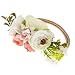 DreamLily NewBorn Baby Flower Crown Flower Baby Headband Floral Head Piece for Toddler BB13 (Ivory)