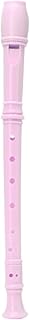 soprano recorder instrument Plastic Instrument Musical Saxophone Recorder Long Flute 8 Holes Musical Instrument Professional Universal (Color : Pink)