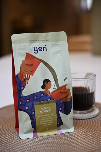 Yeri Coffee Monkey Business Medium Roast Whole Bean Coffee |