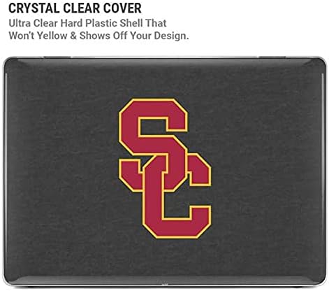 Skinit Case + Skin Compatible with MacBook Air 13in M1 (2021) - Officially Licensed USC Dark Grey Logo Design