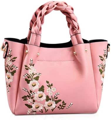NICOLE & DORIS Sac à Main Femme Élégant - Petit Sac Bandoulière Rétro En Cuir PU, Sac Épaule Crossbody Pour Quotidien Et Soirée - Café