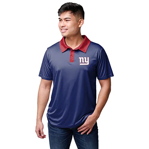 New York Giants NFL Mens Workday Warrior Polyester Polo - XL by FOCO - Used condition - Image 2