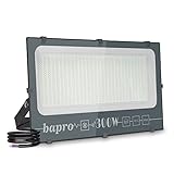 【Disipación de calor eficiente】: la parte posterior de los faros LED con una gran área de disipación de calor, carcasa de aluminio garantiza una excelente disipación de calor, un rendimiento duradero y estable. La temperatura se puede bajar rápidamente y la vida útil de la lámpara LED se puede extender. El proyector LED para exteriores se suministra con un soporte de metal más estable y confiable. Puede ajustar diferentes ángulos en techos, paredes, pisos, etc.