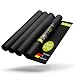 Produktbild LILENO HOME Schubladenmatte 50x150 cm (Schwarz) 4er Set - Antirutschmatte Schubladen als Schubladeneinlage für Kühlschrank - Schublade Einlagen zuschneidbar als Antirutschmatten Küche