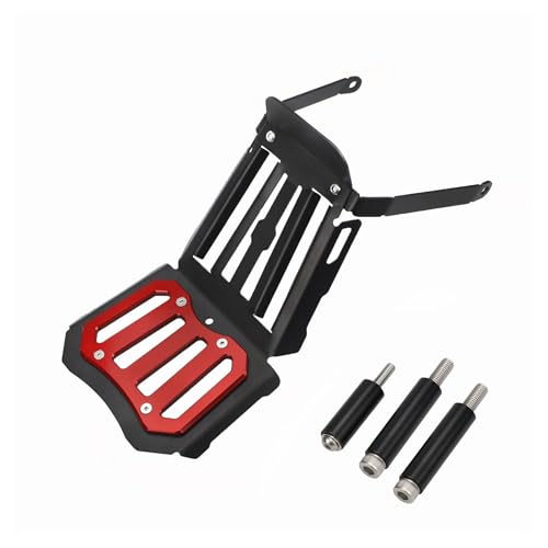 Porte-bagages central pour rando en moto Trail125 et Hunter CT125 rouge