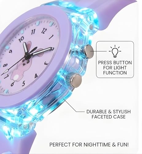 Image of FRIEDRICH 3D Cartoon Charecter Multi Colour Light Children Kids Watch for Boys Girls Analog Watch Boys Best Gift Baby for Kids Watch for 3+ to 11 Year Old boy Girl