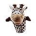 UP6Per Marionetas Familia Juguetes de Marionetas de Mano de Jirafa con Boca móvil, Juguetes clásicos inspira Creatividad for niños - 24cm Títeres de Peluche (Color : A)