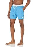 BOSS Hugo Herren Mittellange Badehose, blau (Brilliant Blue), Medium