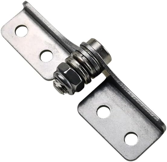 Stainless Steel Adjustable Damping Shaft Torque Can Stop Hinge At Any Angle Left/Right Hardware Accessories 1Pcs(Right,1.5N.m)