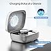 PARBTG Compatible Charging Case for Ou-ra Ring Gen 3 & 4 Official Charger, Portable Charging Box with 1000mAh Capacity, Fits All Ring Sizes, 30-Day Runtime (Official Charger Not Included) Gray