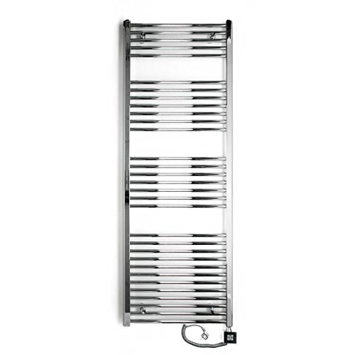 Radiateur sèche-Serviette électrique 1000 W - 1775 H x 600 L - Chromé