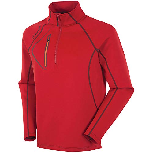 Sunice Allendale Lightweight Thermal Pullover Brick Red/Charcoal XX-Large
