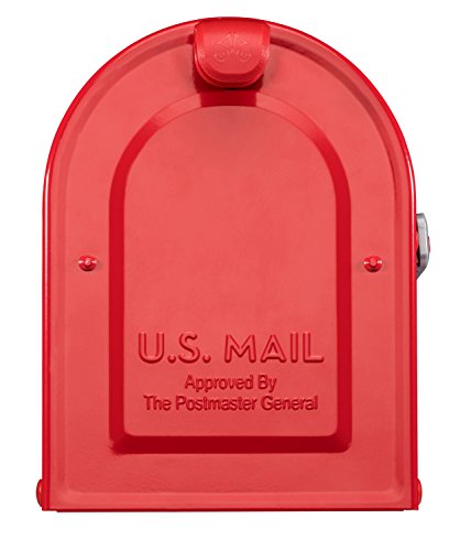 Architectural Mailboxes 7600R Mb1 Mailbox, Medium, Red #TOP1