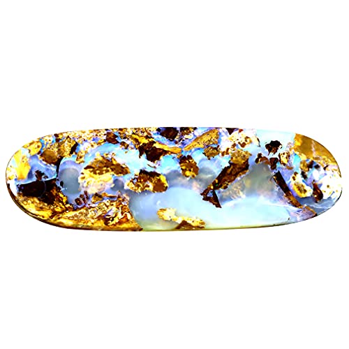 Opale boulder naturelle Koroit multicolore 11.17 ct, pierre précieuse brute pour pendentif