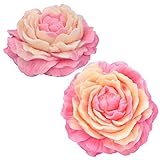 2 Pack Peony Soap Mold Peony Candle Mold Peony Flower Handmade Soap Mold Peony Silicone Mold for Res