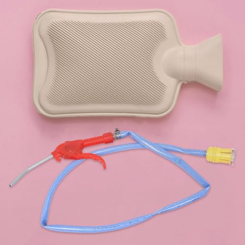 Llenador para bolsa de agua caliente de plástico con válvula de llenado 5