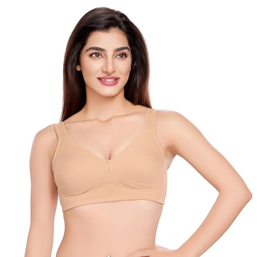 Image of juliet Women's Non Padded Solid Minimizer Bra Grey Rose