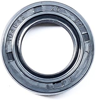 EAI Oil Seal 20mm X 34mm X 7mm TC Double Lip w/Spring. Metal Case w/Nitrile Rubber Coating