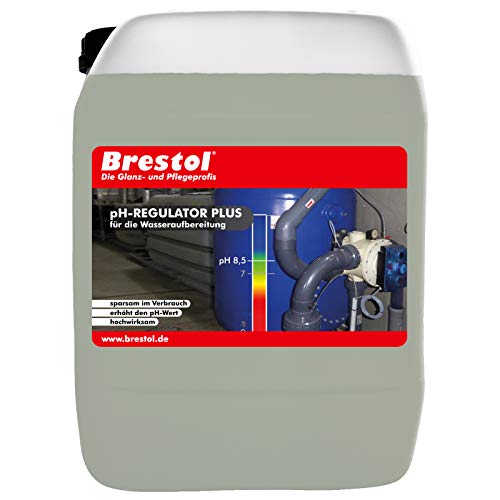 Brestol pH-Regulator Plus 10 Liter - Natronlauge für die Wasseraufbereitung Natriumhydroxid Waschanlagen-Brauchwasser Wasseraufbereitungsanlage ph-Heber