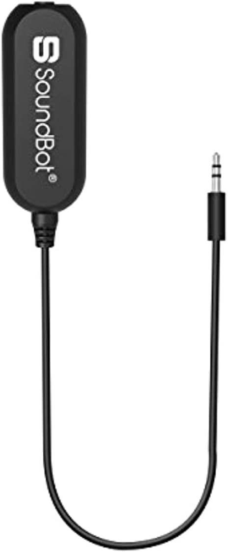 SoundBot SB363 3.5mm Ground Loop Noise Isolator Adapter Remover[Buzzing Eliminator Hissing Filter] Speaker/Car Audio Stereo System/Bluetooth Adapter Receiver/Car Kit/Home Audio w/Built-in AUX Cable