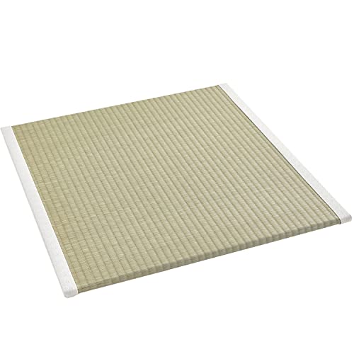 大島屋 置き畳 い草 日本製 八重匠 約85×85cm×2cm オフホワイト 約1畳 2枚セット