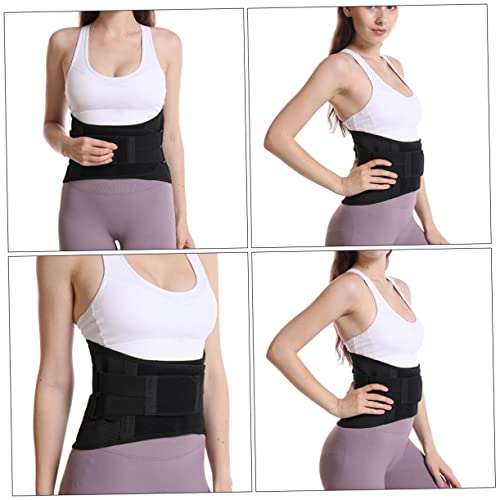 Faja lumbar ergonómica de soporte para cintura negra miniatura 5