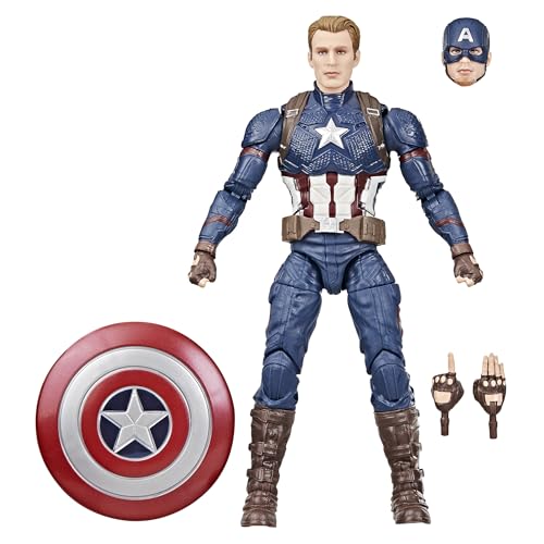 Avengers Marvel Legends Series - Capitán América, Endgame Figura de acción Coleccionable de 15 cm