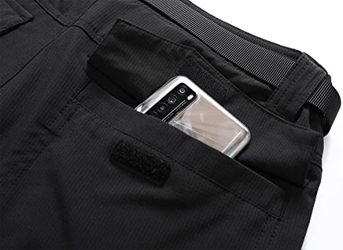 Moerdeng Men's Quick-Dry Stretch Hiking Pants Lightweight Cargo Work Pants #TOP3
