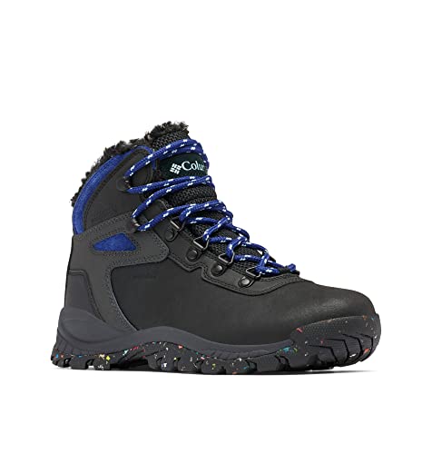 Columbia Newton Ridge Plus Omni-Heat Winterstiefel für Damen, Schwarz (Black x Dark Sapphire), 39 EU