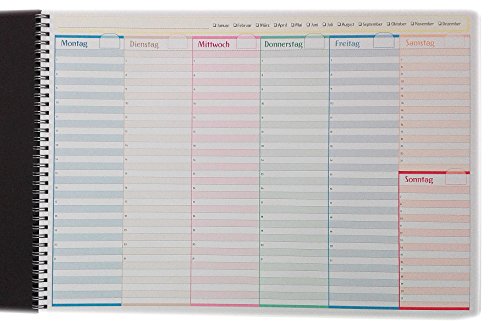 Agenda semainier Maxi A3–42 x 30 cm – Bloc Avec spiralbindung Business A3 42x30cm Deutsche Version