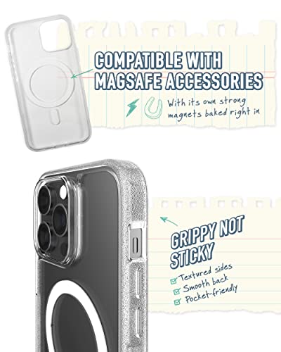 Image of Smartish iPhone 14 Pro Max Slim Case - Gripmunk Compatible with MagSafe [Lightweight + Protective] Thin Grip Cover - Nothin' to Hide