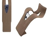 SOULWIT ニット スマホ ポケット バッグ phone pocket スマホショルダー おしゃれ 携帯 カバー 軽量 スマホポーチ 伸縮素材 収納 スマホ袋 スマホケース 男女兼用 - (短い-シナモン)