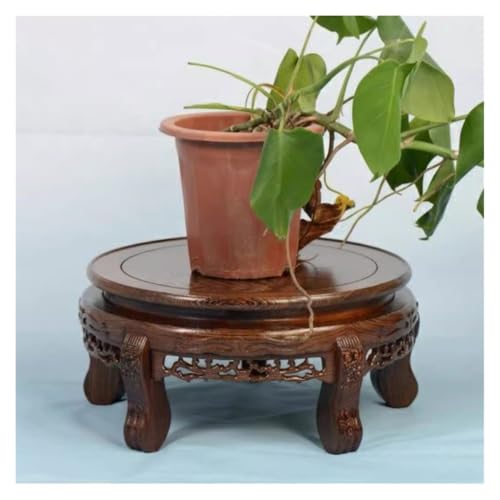 Support de vase en ébène précieux de style chinois 42cm d'artisanat - 6