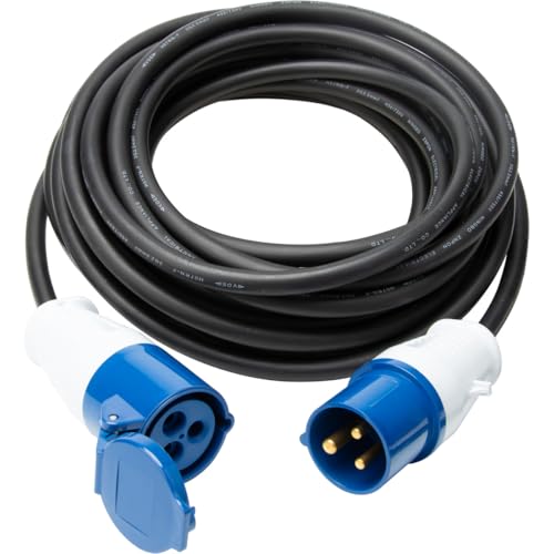 Rallonge électrique CEE P17 - Longueur 15m - Protec