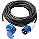 HBF Protec - CEE P17-15m elektrisch verlengsnoer - Wit