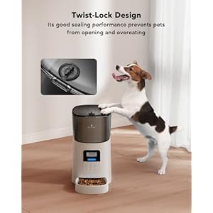 PETLIBRO-Automatic-Dog-Feeder-6L-Dog-Food-Dispenser-with-Twist-Lock-Lid-Timed-Dog-Feeder-with-Clog-Free-Design-Low-Food-LED-Indication-Up-to-50-Portion-6-Meals-Daily-for-Dogs-Cats-Pets - Cucciolini Doodles PETLIBRO-Automatic-Dog-Feeder-6L-Dog-Food-Dispenser-with-Twist-Lock-Lid-Timed-Dog-Feeder-with-Clog-Free-Design-Low-Food-LED-Indication-Up-to-50-Portion-6-Meals-Daily-for-Dogs-Cats-Pets