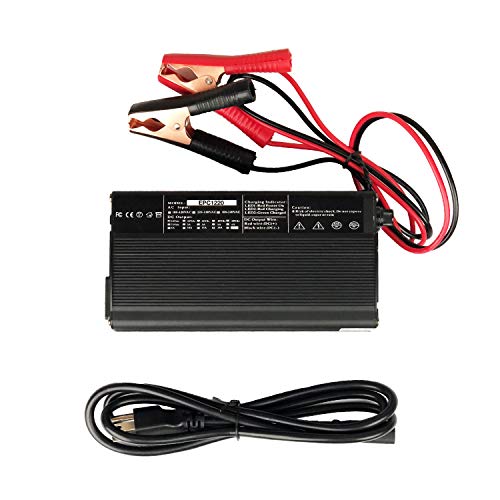 ExpertPower 12V 20A Smart Charger for Lithium LiFePO4 Deep Cycle Rechargeable Batteries