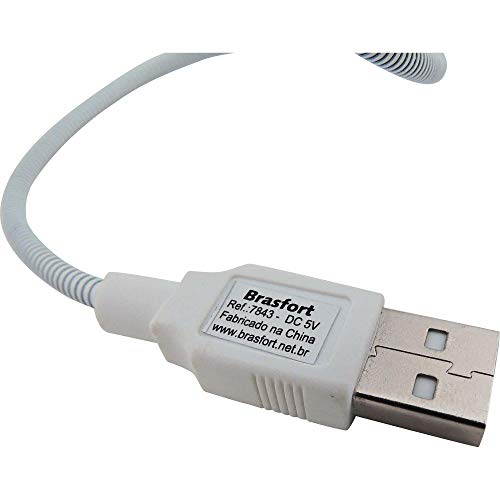 Luminaria LED USB Branca Brasfort