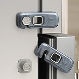 kindersicherung kühlschrankkindersicherung schubladenkindersicherung schrank2 Stück Kinder Kühlschrank Schloss, Ohne Bohren Kühlschrankschloss, Fenster Sicherungen Kinder.