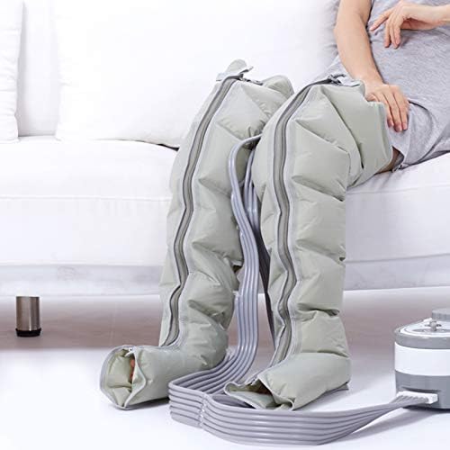 DXFK.AM Air Compression Boots Inflatable Massage Set Machine Intermittent Pneumatic Air Therapy Recovery for Lymphedema Circulation Swelling Relax Pain Relief