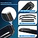 Nilight in Channel Rain Guards for Nissan Rogue 2021 2022 2023 2024 2025 Original Window Deflectors, Vent Window Visors-4PCS