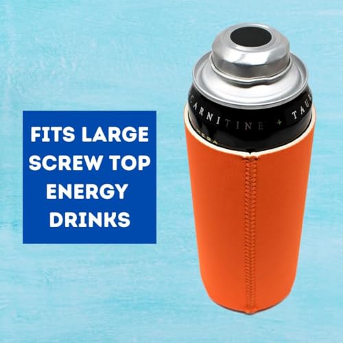 TahoeBay Tallboy 24oz Can Cooler Sleeves, Neoprene 6-Pack, Black by TahoeBay - Used condition - Image 3