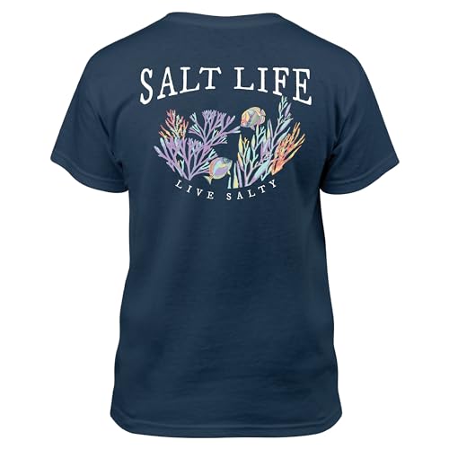 Salt Life Unisex-Child Coral Colony Youth Short Sleeve Tee