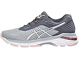 ASICS Womens GT-2000 6 Mid Grey/Silver/Carbon Running Shoe - 8.5 B