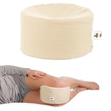 المنتجات الأساسية Contour Wonder Disc وسادة فاصل للركبة والساق، تساعد على تخفيف الألم للورك والظهر والركبتين والمفاصل وعرق النسا