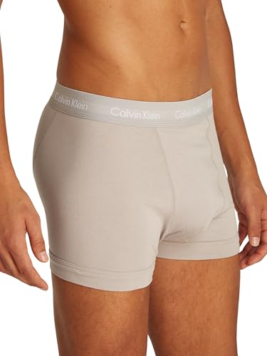 Image of Calvin Klein CK-001 Men's Trunks Underwear Low Rise Trunks 3 Pack Set