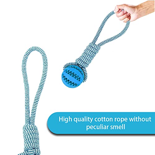 Yiolibjf Dog Rope Ball Bite Resistance Training Ball Dog Toy With Rope Interesting Dog Puzzle Teething Toy For Molar Teeth Cleaning Boredom Relieving thumb #5