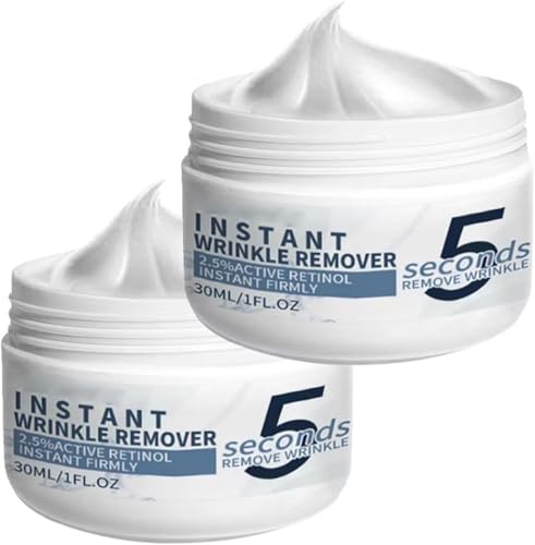 Crème Anti-Rides 5 Secondes, Crème Wrinkle Power Anti-Rides Instantanée, Roveaskin Anti Ridès Instant, Creme Hydratante Visage, Multi-Effet Creme De Jour Visage Anti-âge Et Anti-Ridès (2)