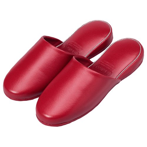 Amazon | KW88626 スリッパ パイピング 赤 | スリッパ・ルーム