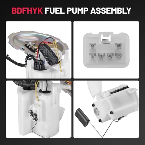 Image of BDFHYK Electric Fuel Pump Module Assembly Compatible with Ford Escort 1997-2003 2.0L L4, Compatible with Mercury Tracer 1999 2.0L L4 Replace E2246M